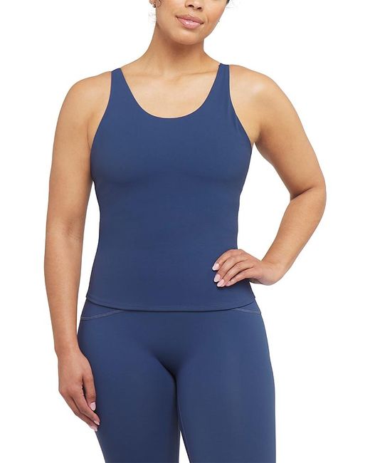 Spanx Blue Power Boost Shelf Bra Tank