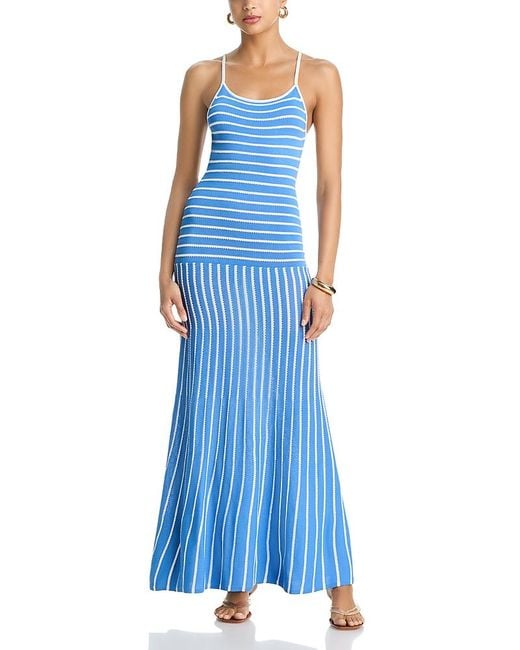 Solid & Striped Blue The Lottie Dress