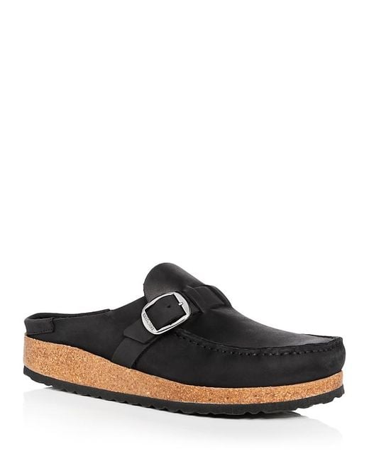 Birkenstock Black Buckley Clogs