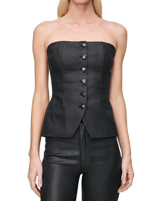 DL1961 Black Bustier Top