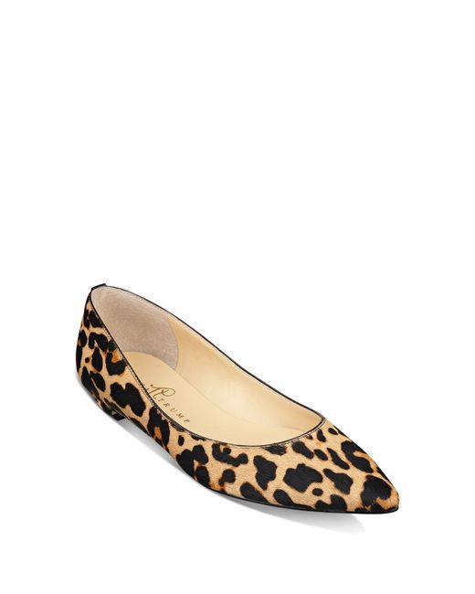 pointed leopard flats