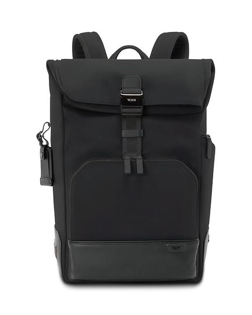 Tumi Black Osborn Rolltop Backpack for men