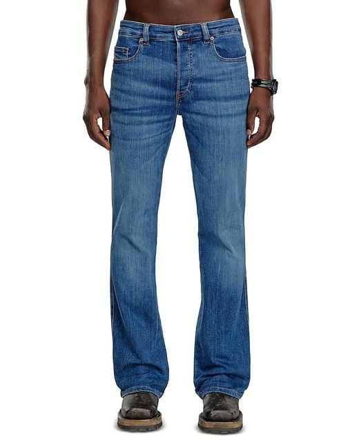 DIESEL Blue 1998 D-Buck Bootcut Jeans for men