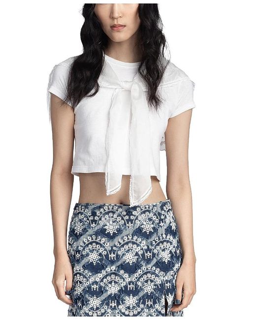 Anna Sui White Sailor Tee