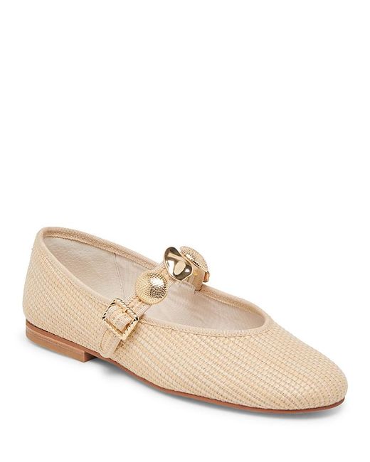 Dolce Vita Natural Relan Embellished Flats