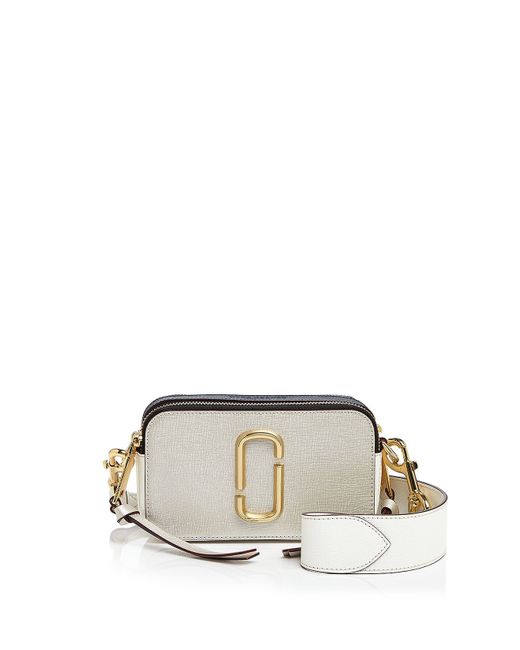 Marc jacobs Small Snapshot Camera Crossbody in White (Sand Castle Multi) | Lyst