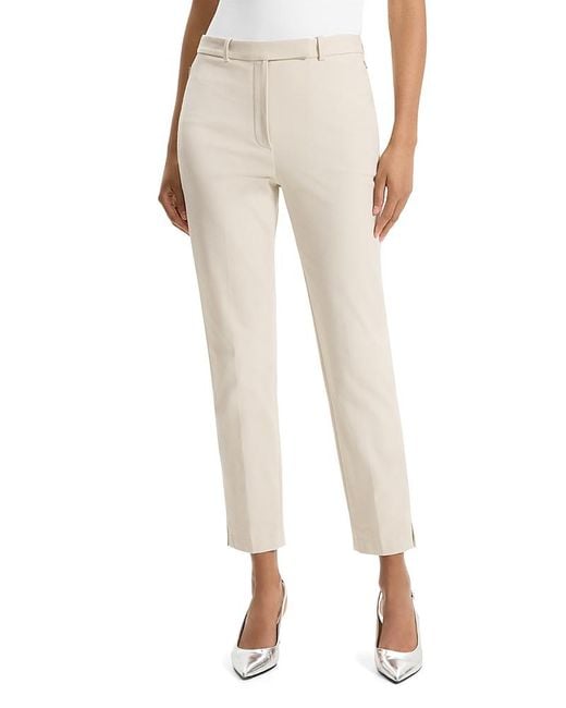 Theory Natural High Waisted Tapered Pants