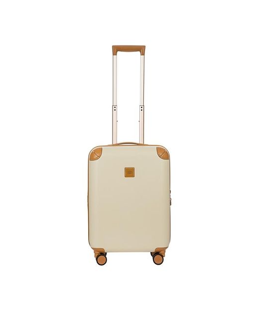 Bric's Natural Amalfi 21 Carry On Spinner Suitcase