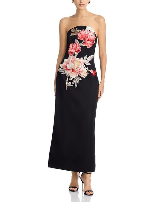 chinese dress ladies Rayna Appliqué Bustier Maxi Dress main image 1