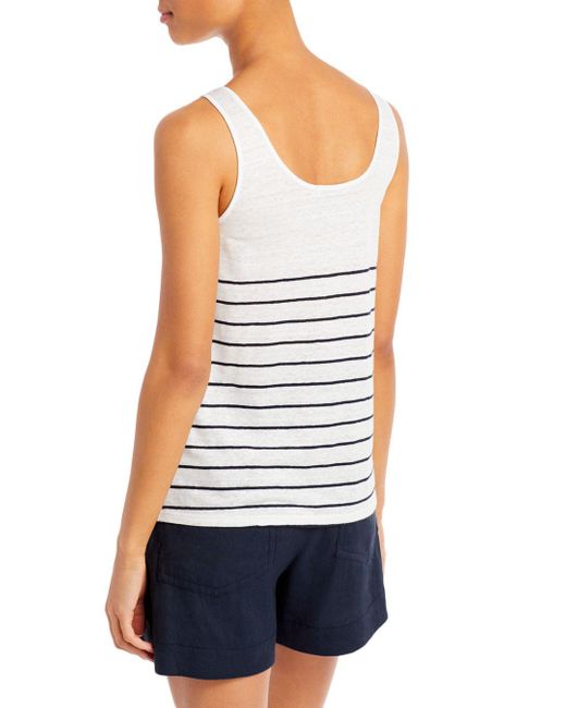 vince white tank top