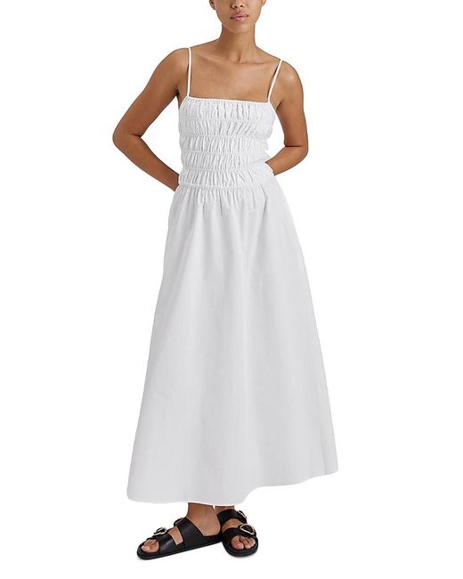 Solid & Striped White The Delta Midi Dress