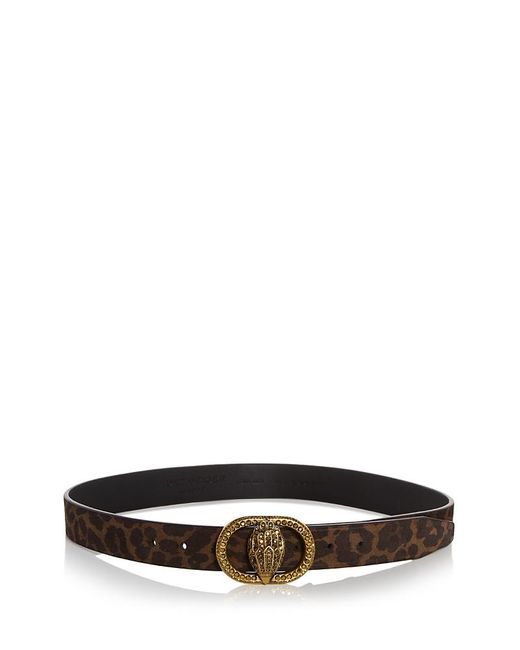 Genny Leopard Leather Belt - GC