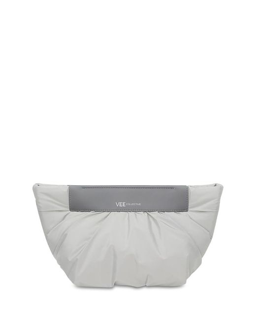 VEE COLLECTIVE Gray Caba Cloud Clutch