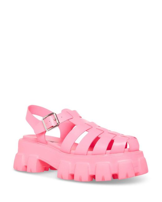 steve madden pink jelly sandals