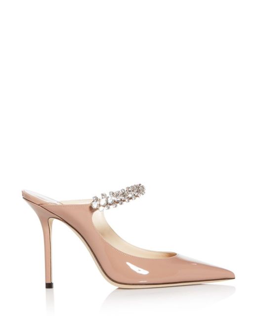 jimmy choo crystal mules