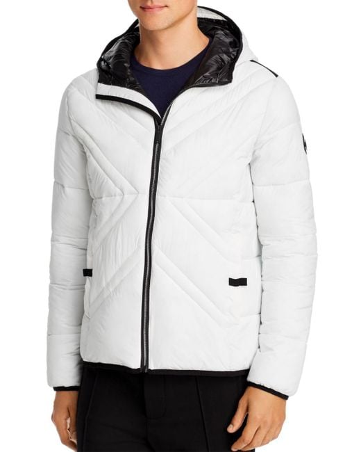 Karl Lagerfeld Synthetic X - Quilted Packable Puffer Jacket in White ...