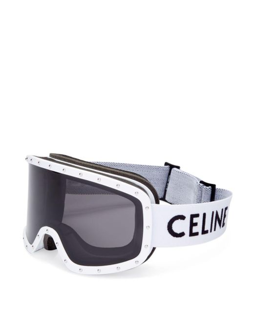Celine Ski Mask Sunglasses in Gray Lyst