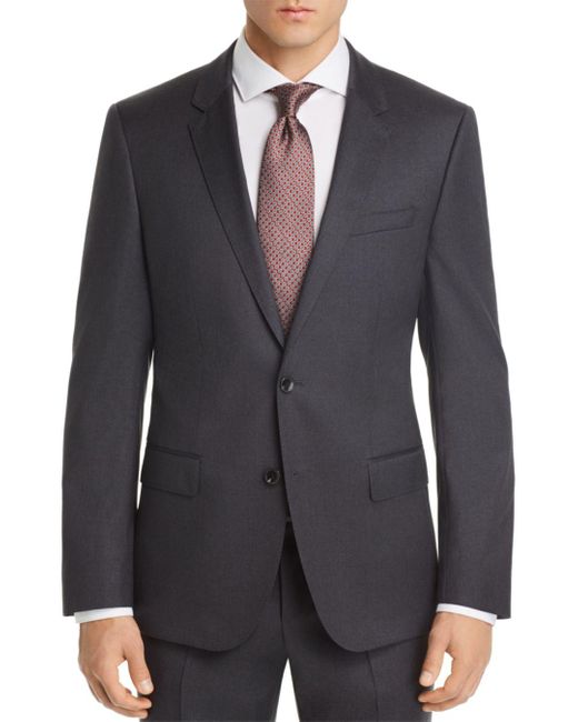 BOSS by HUGO BOSS Hayes Slim Fit Create Your Look Suit Jacket in Dark Gray ( Gray) for Men | Lyst