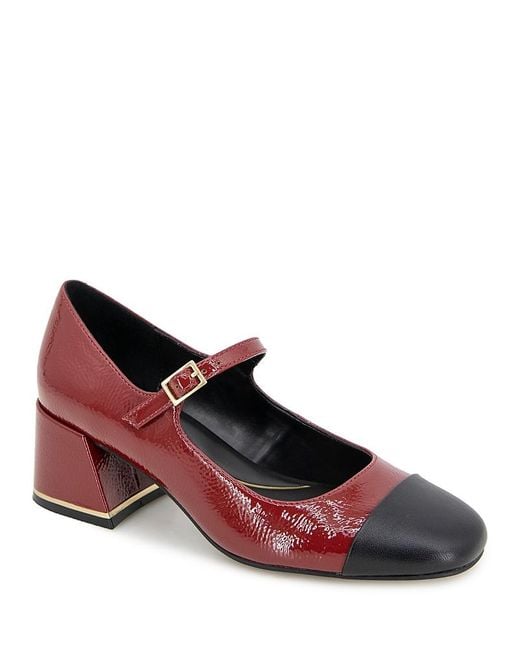 Kenneth Cole Purple Alec Mary Jane Pumps