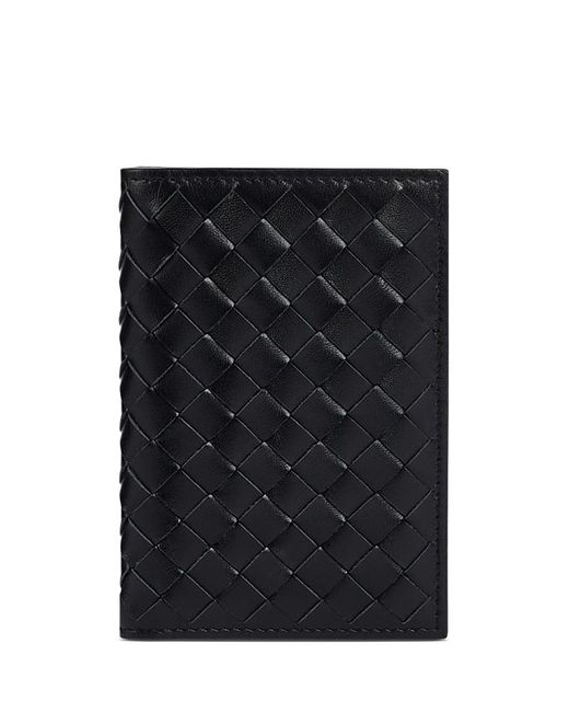 Sandro Black Braided Card Holder for men