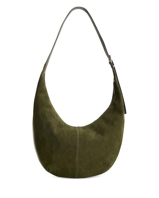 Madewell Green Slouch Suede Hobo Shoulder Bag