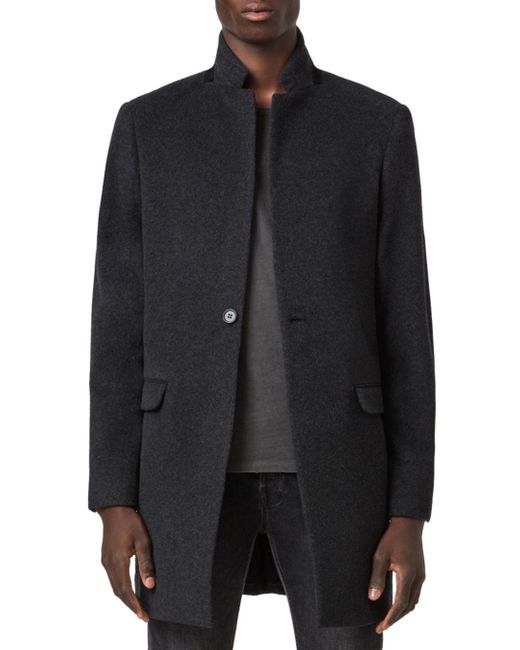charcoal wool coat