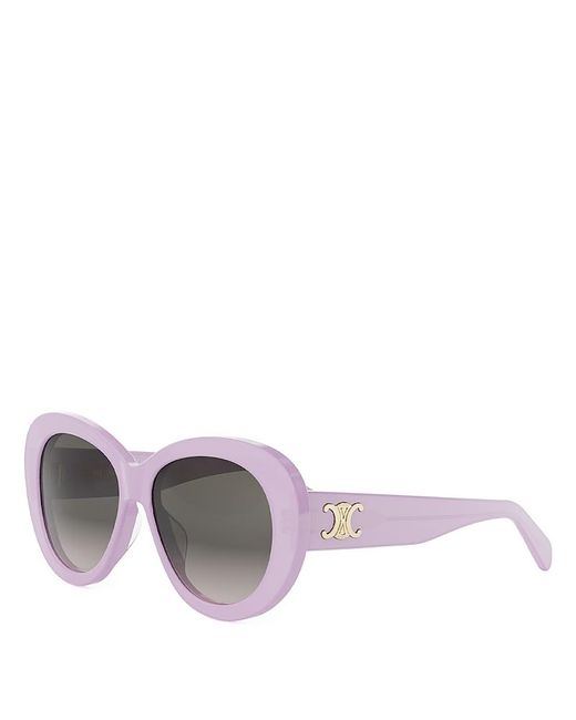 Céline Multicolor Triomphe Butterfly Sunglasses, 55Mm