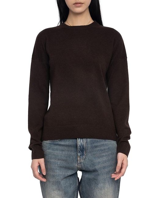 Zadig & Voltaire Black Cici Heart Patch Sweater
