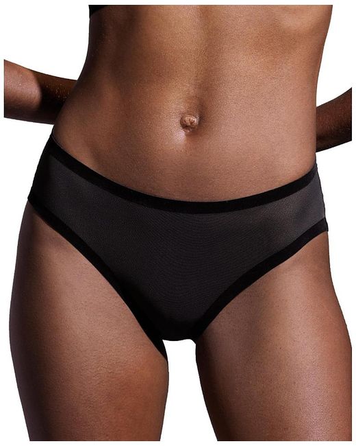 EBY Black Sheer Brief