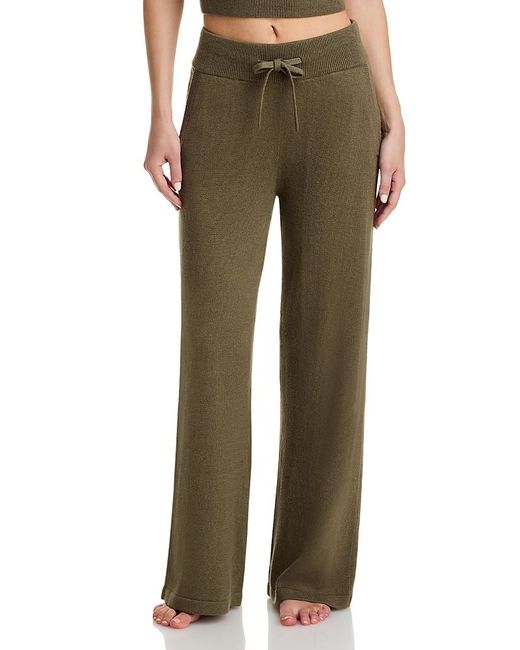 Eberjey Green Sweater Pants
