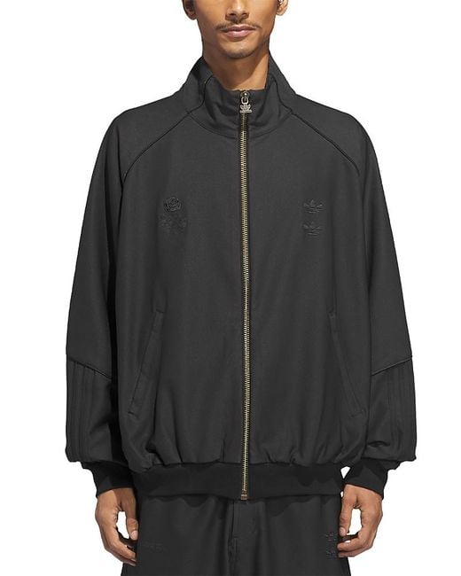 ADIDAS X WILLY CHAVARRIA Twill Track Jacket in Black for Men | Lyst