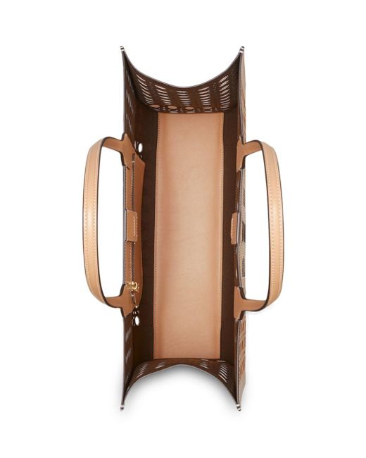 Tory Burch Ella Basketweave Tote Bag in Natural Lyst