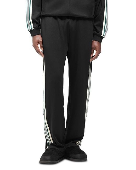 Represent Black Taped Track Pants for men