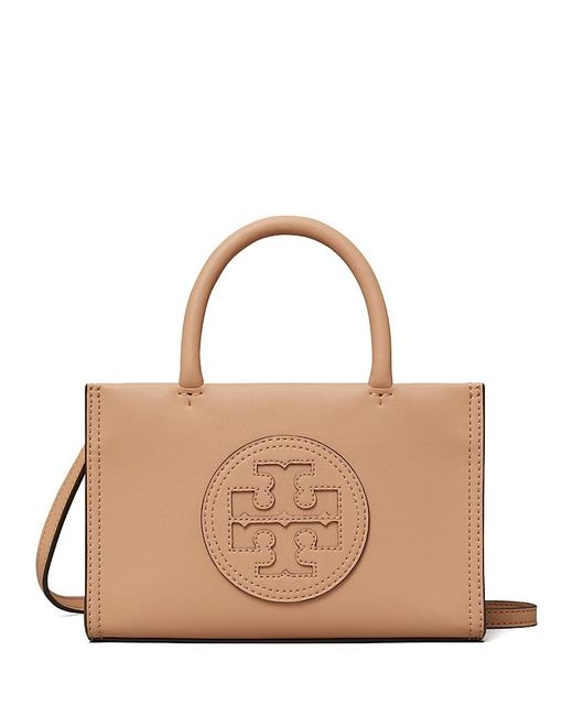 Tory Burch Natural Ella Mini Bio Tote