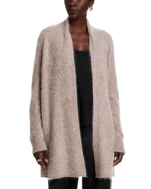 C by Bloomingdale's Cashmere Brushed Long Sleeve Open Front