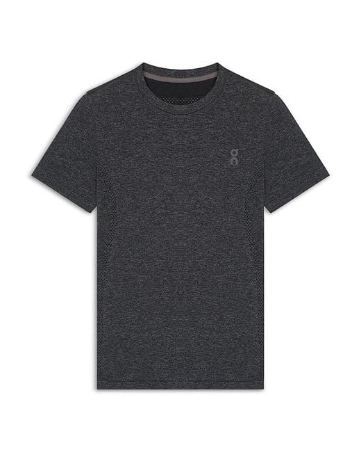 On Shoes Black Train Flex T Tee