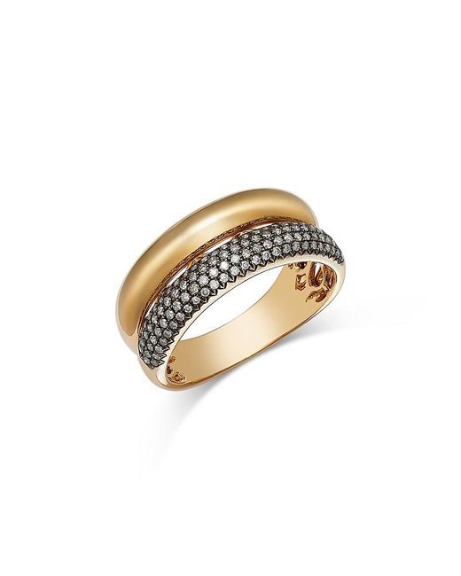 Bloomingdale's Fine Collection Metallic Diamond Double-Row Ring