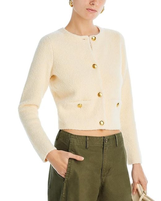 Aqua Natural Button Front Cardigan