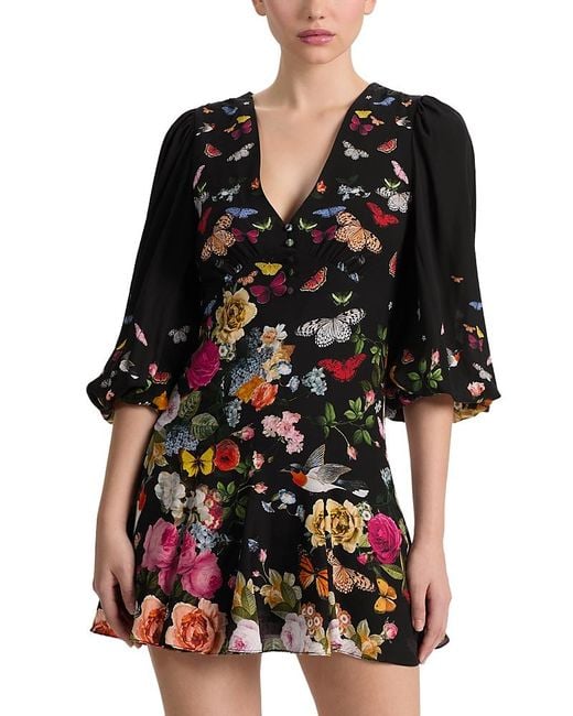 Alice + Olivia Women's Black Irene Empire Waist Dress - coffeafoods.com