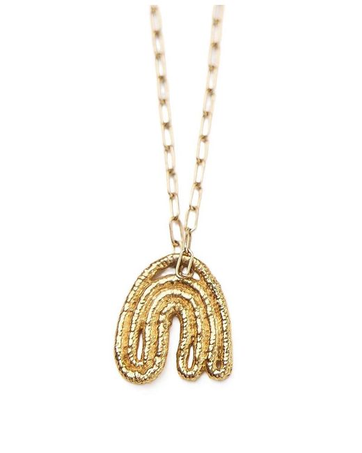 COG Metallic Leaf Pendant