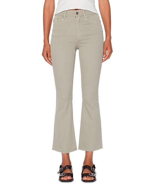 DL1961 Gray Bridget Bootcut High Rise Instasculpt Crop Jeans