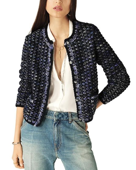 Ba&sh Black Beloni Cardigan