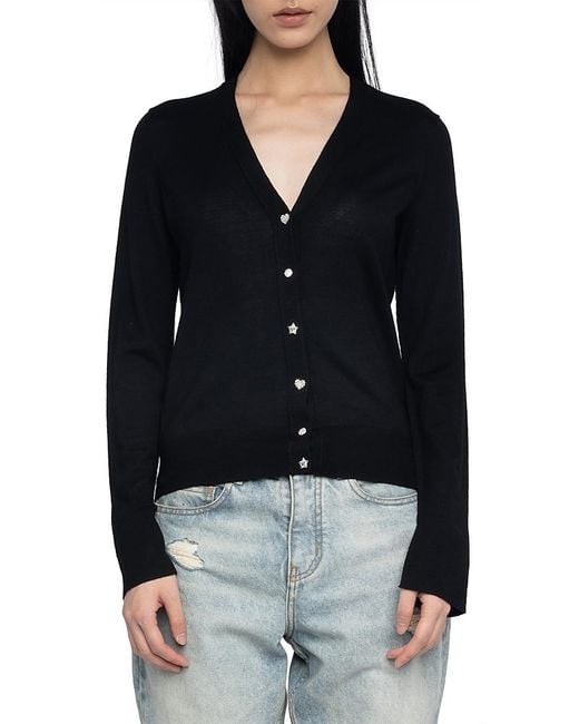 Zadig & Voltaire Black Jemma Cardigan
