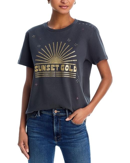Mother Blue The Rowdy Embellished Tee