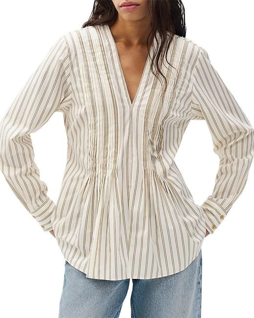 Rag & Bone Natural Asher Stripe Top