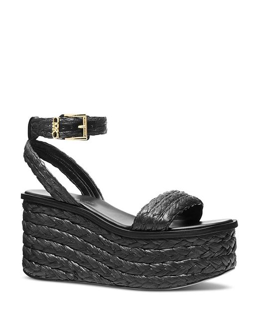 Michael Kors Black Sandra Platform Sandals