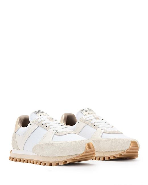 AllSaints White Viggo Running Sneakers