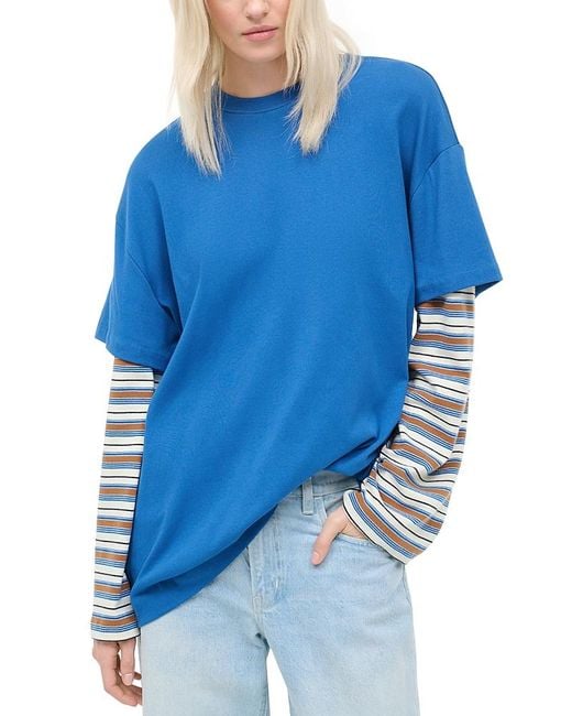 Staud Blue William Top