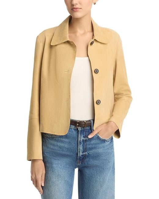 Arma Blue Emy Suede Jacket