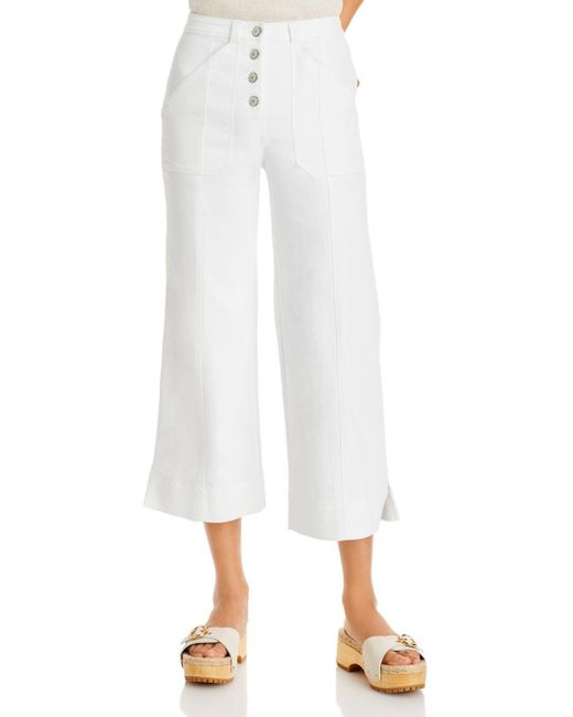 Cinq À Sept Denim Benji Jeans In White - Lyst